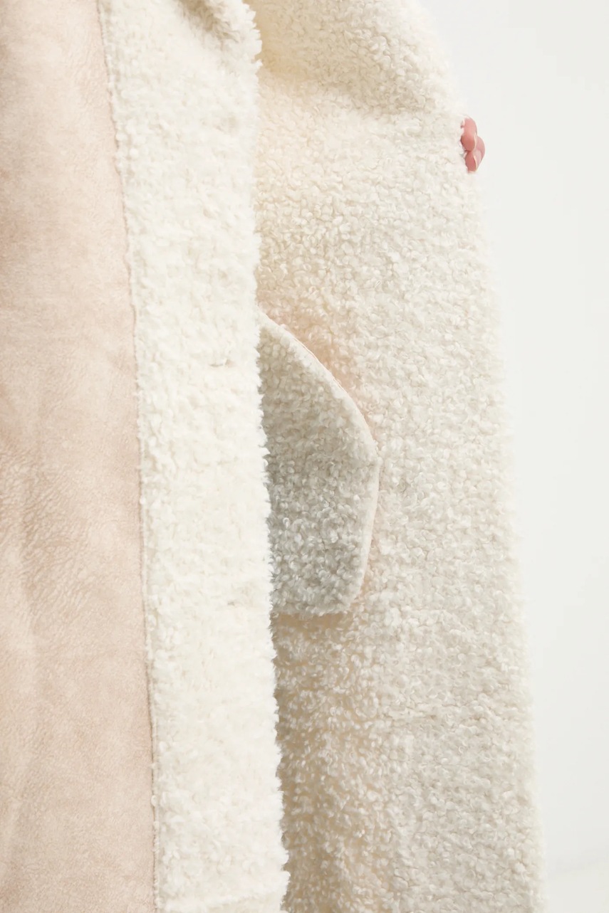 Παλτό Answear.LAB χρώμα: μπεζ φωτογραφία