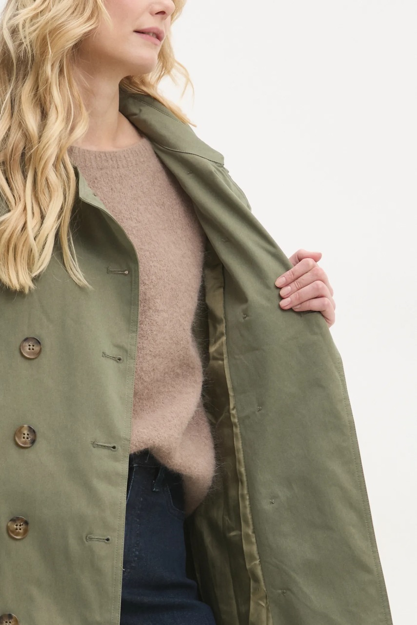 Καμπαρντίνα Answear.LAB χρώμα: πράσινο φωτογραφία