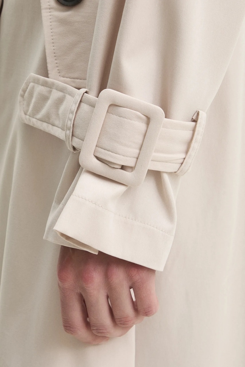 Καμπαρντίνα Answear.LAB χρώμα: μπεζ φωτογραφία