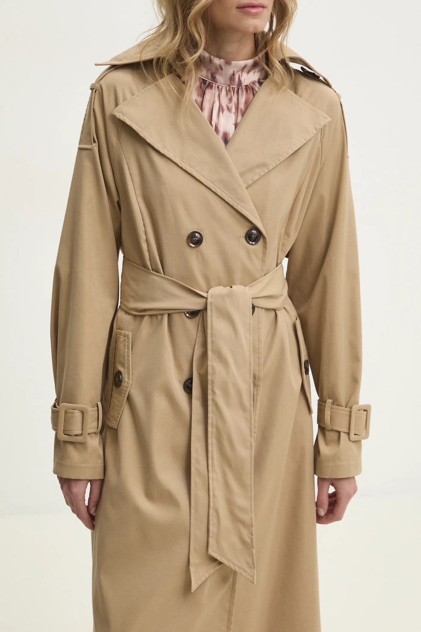 Καμπαρντίνα Answear.LAB χρώμα: καφέ φωτογραφία