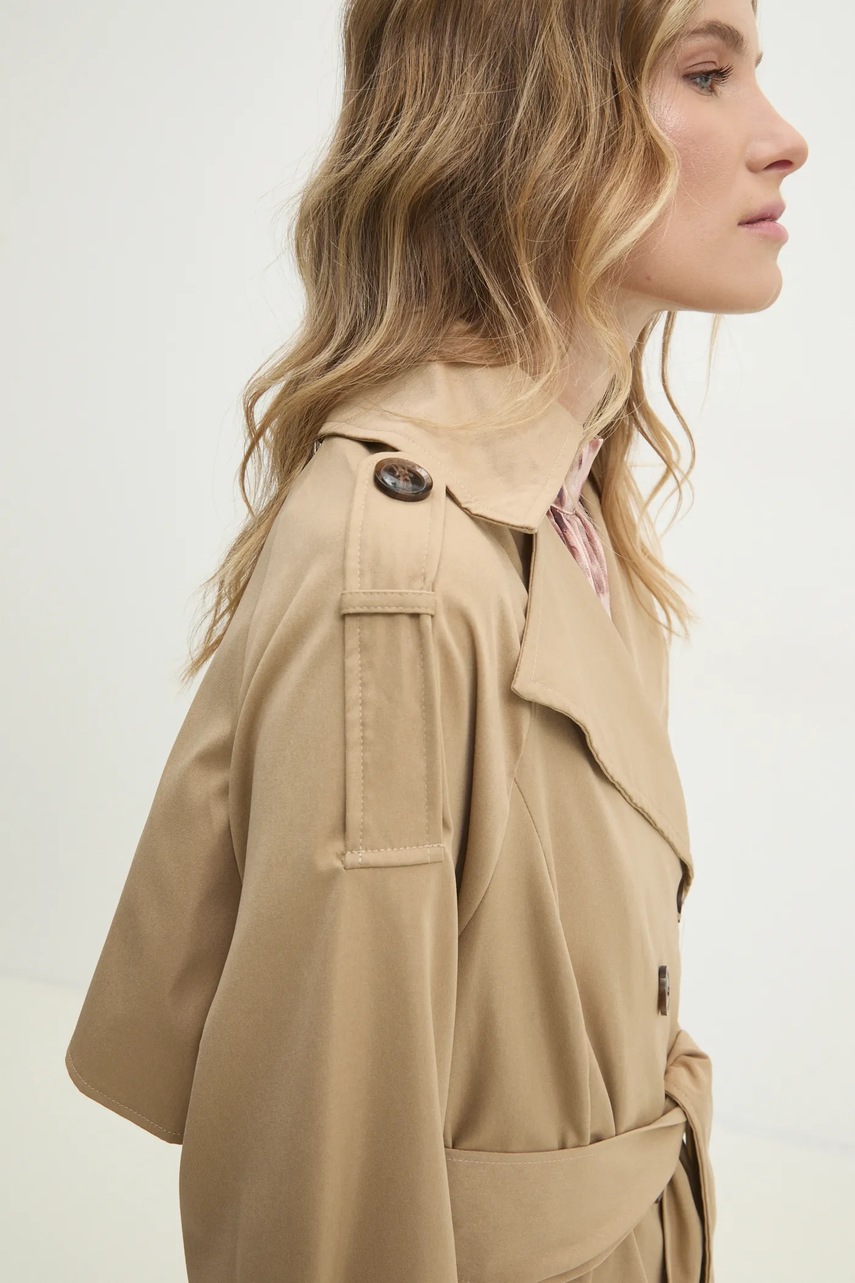 Καμπαρντίνα Answear.LAB χρώμα: καφέ φωτογραφία