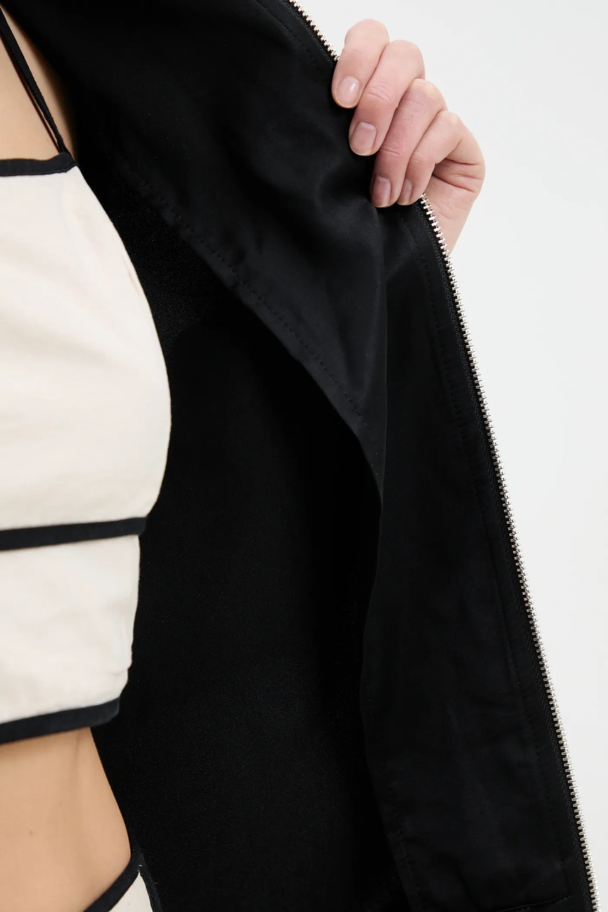 Μπουφάν Answear.LAB χρώμα: μαύρο φωτογραφία