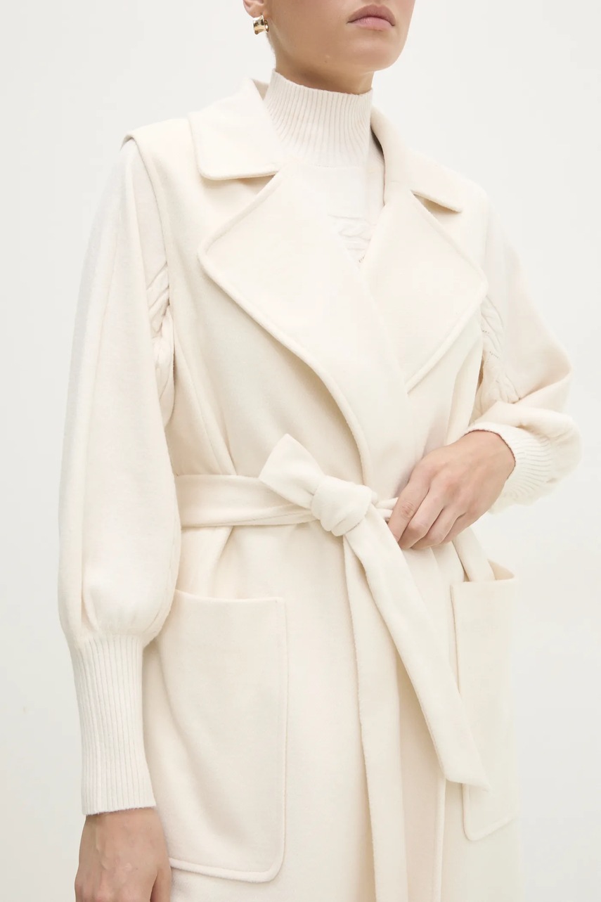 Αμάνικο μπουφάν Answear.LAB χρώμα: άσπρο φωτογραφία