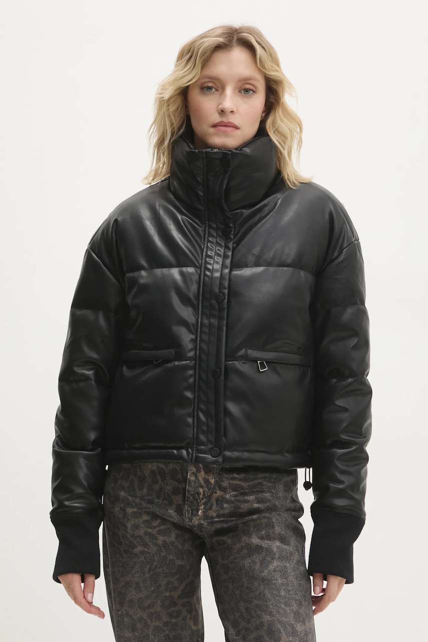 Answear Lab geaca femei, culoarea negru, de iarna
