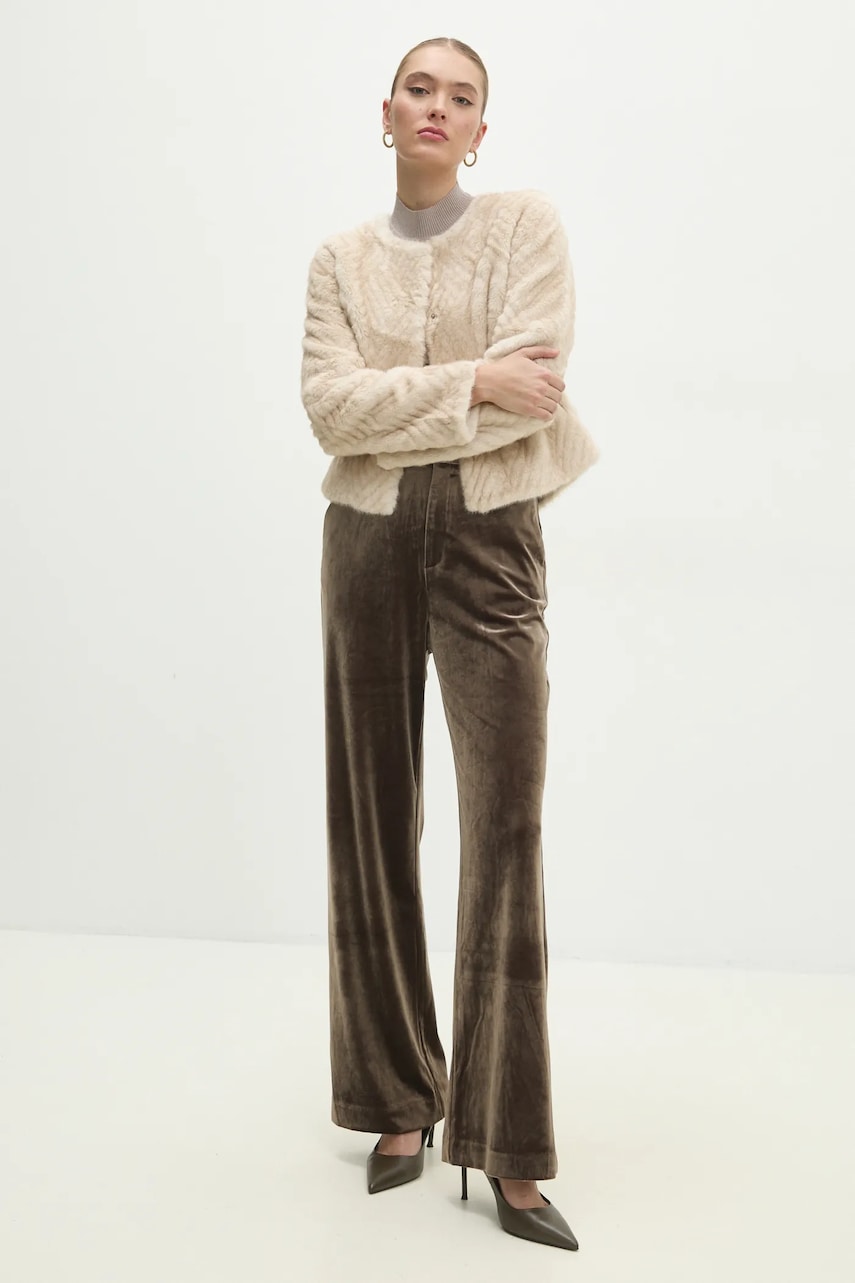 Куртка Answear.LAB женская цвет бежевый переходная Куртка Answear.LAB женская цвет бежевый переходная