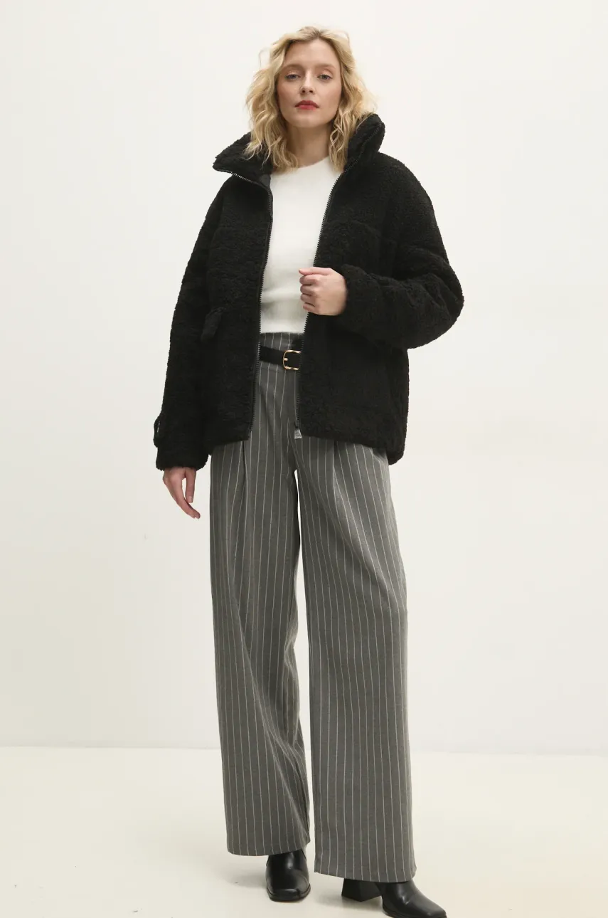 Куртка Answear Lab женская цвет чёрный переходная oversize Куртка Answear Lab женская цвет чёрный переходная oversize