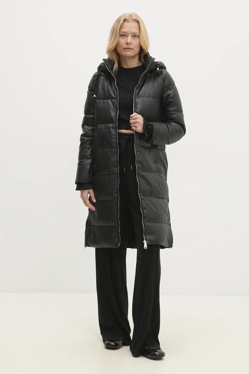 Answear Lab geaca femei, culoarea negru, de iarna