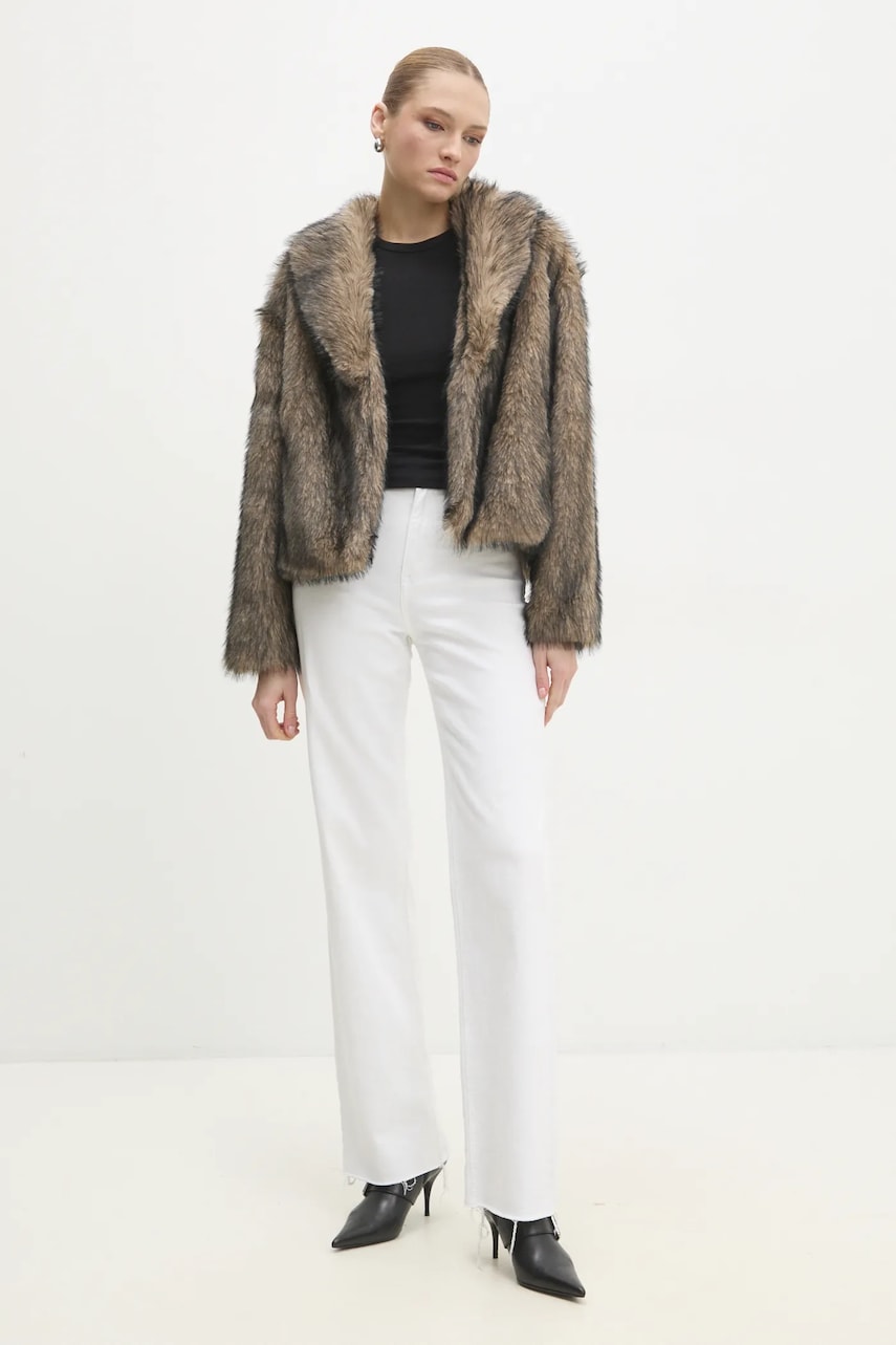 Куртка Answear.LAB женская цвет бежевый переходная Куртка Answear.LAB женская цвет бежевый переходная