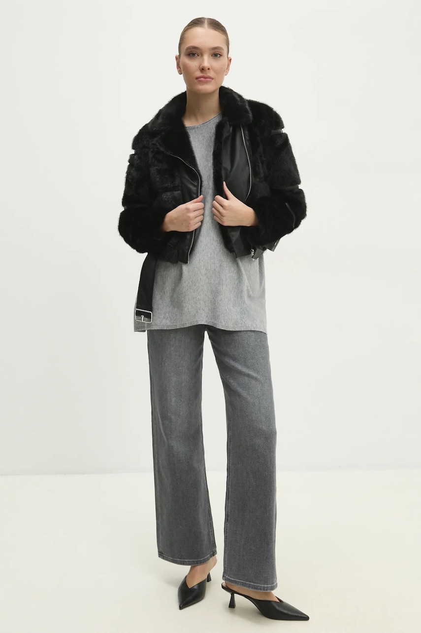 Куртка Answear.LAB женская цвет чёрный переходная Куртка Answear.LAB женская цвет чёрный переходная