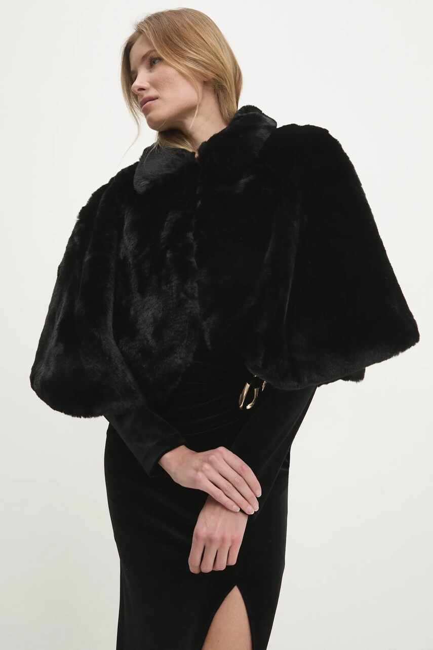 Answear Lab geaca femei, culoarea negru, de tranzitie