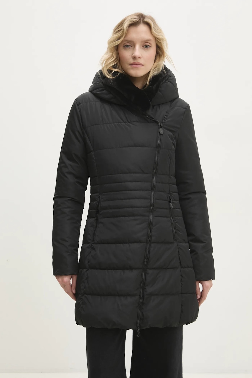Answear Lab geaca femei, culoarea negru, de iarna
