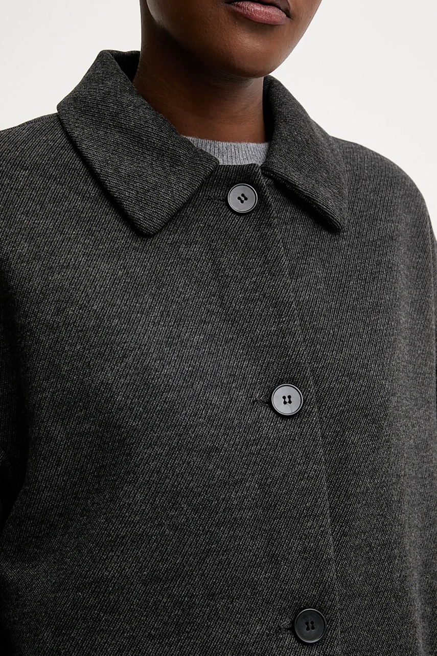 Μπουφάν Answear.LAB χρώμα: γκρι φωτογραφία