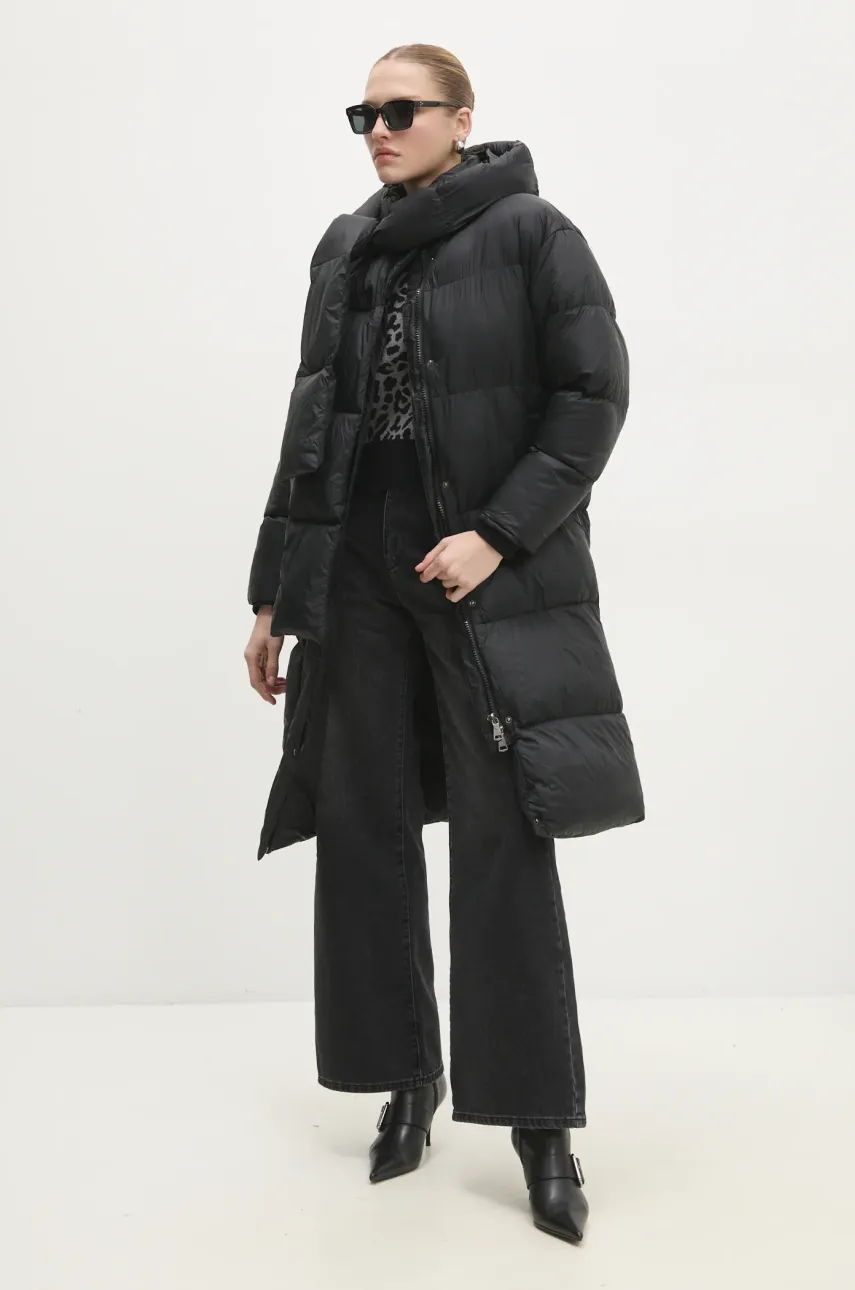 Куртка Answear.LAB женская цвет чёрный зимняя oversize Куртка Answear.LAB женская цвет чёрный зимняя oversize