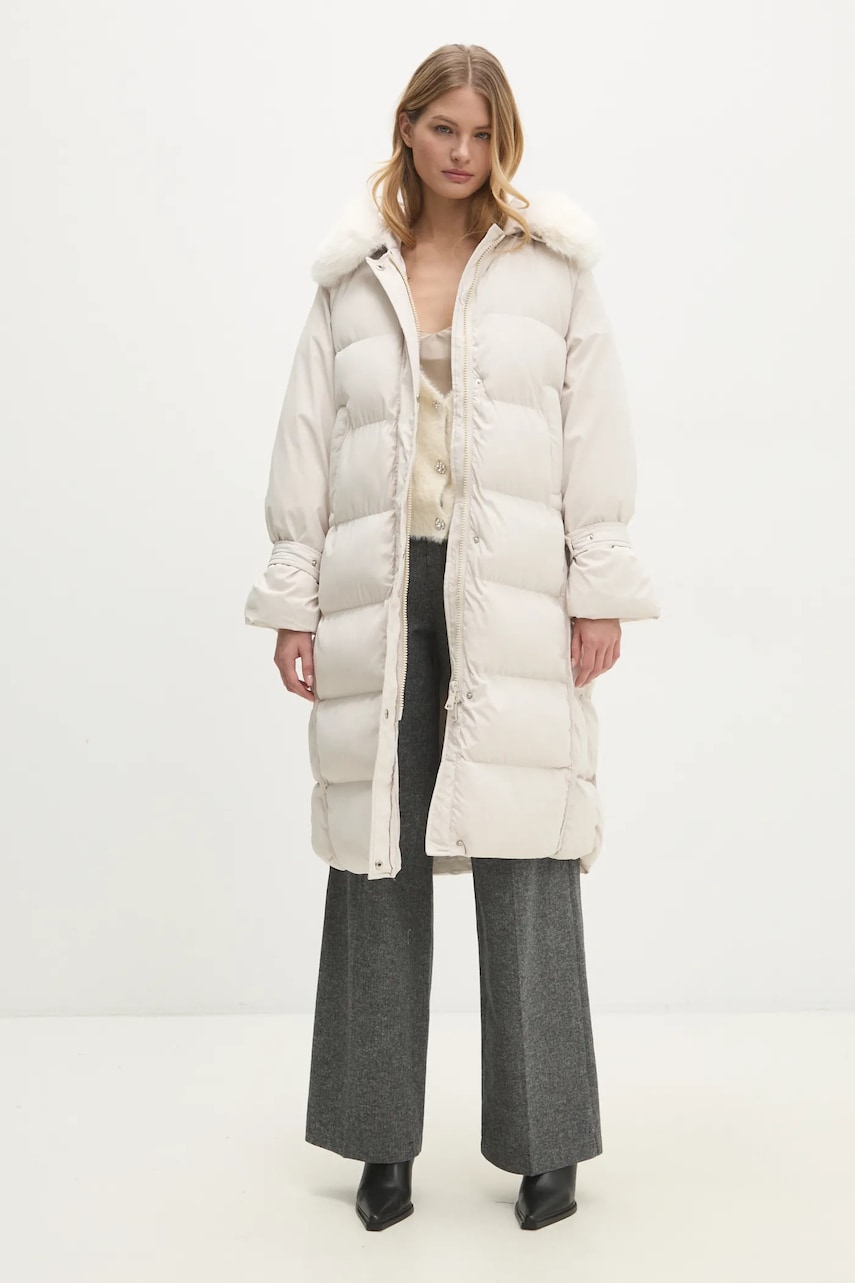 Куртка Answear.LAB женская цвет бежевый зимняя Куртка Answear.LAB женская цвет бежевый зимняя