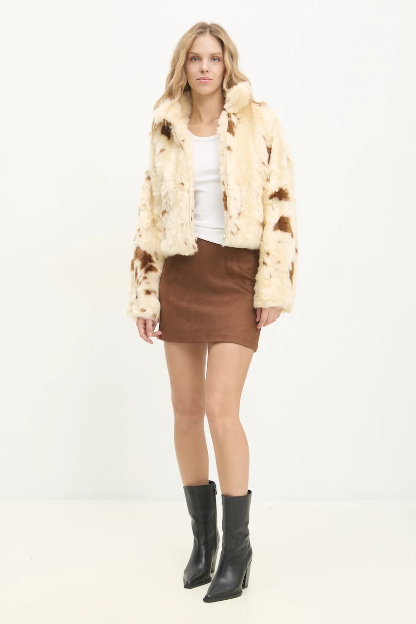 Куртка Answear.LAB женская цвет бежевый переходная Куртка Answear.LAB женская цвет бежевый переходная