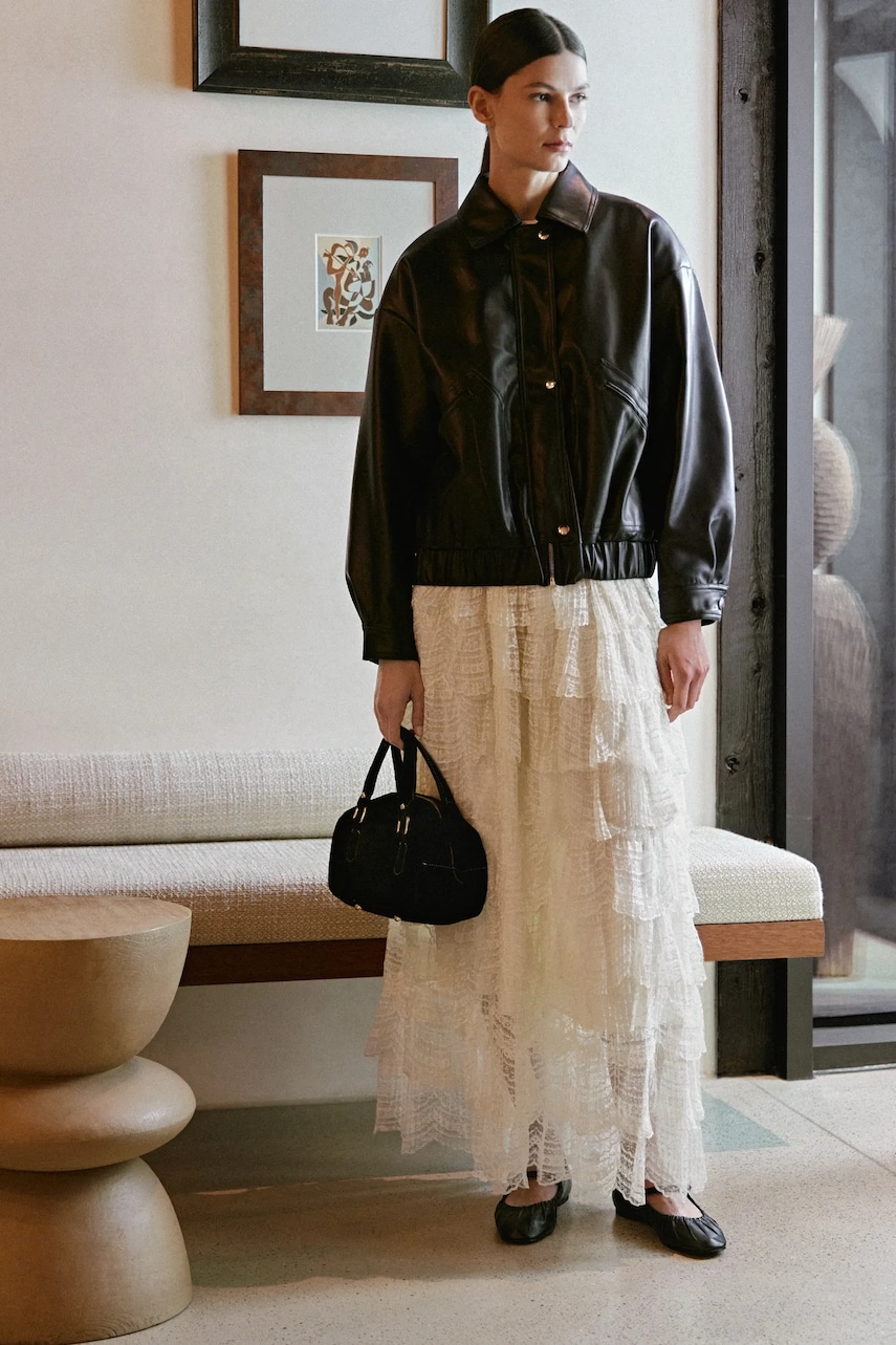 Answear Lab geaca femei, culoarea negru, de tranzitie, oversize