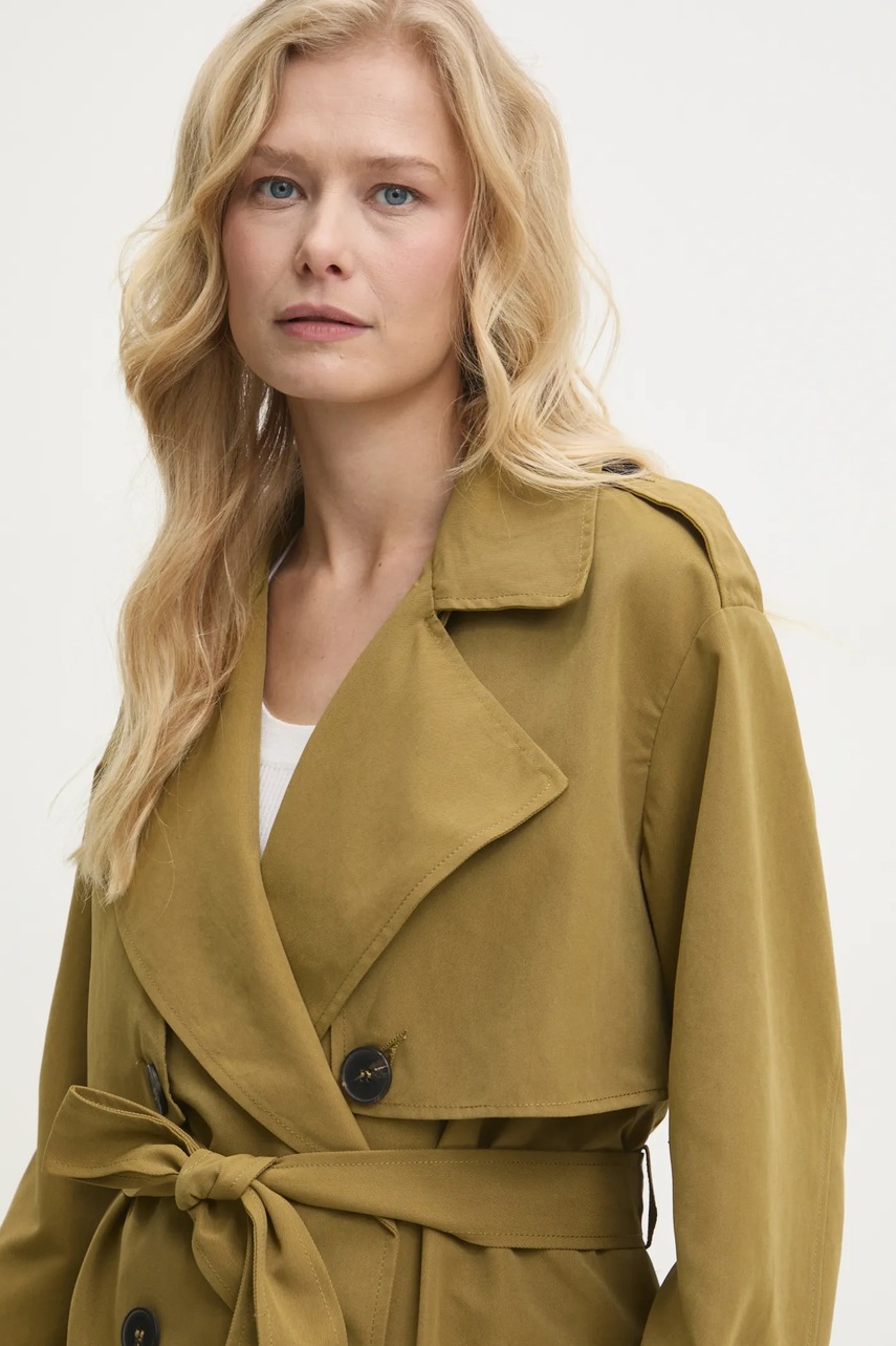 Καμπαρντίνα Answear.LAB χρώμα: πράσινο φωτογραφία