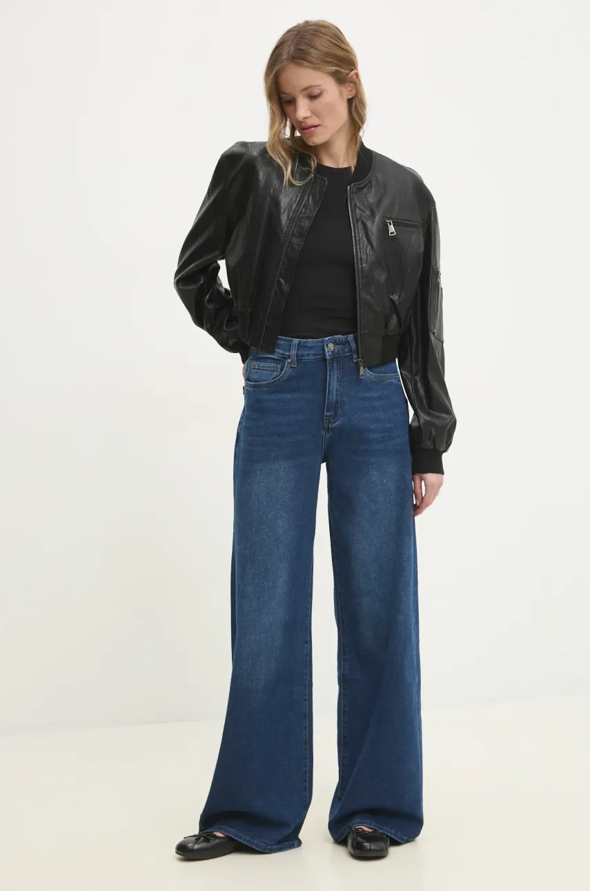 Куртка Answear.LAB женская цвет чёрный переходная oversize Куртка Answear.LAB женская цвет чёрный переходная oversize