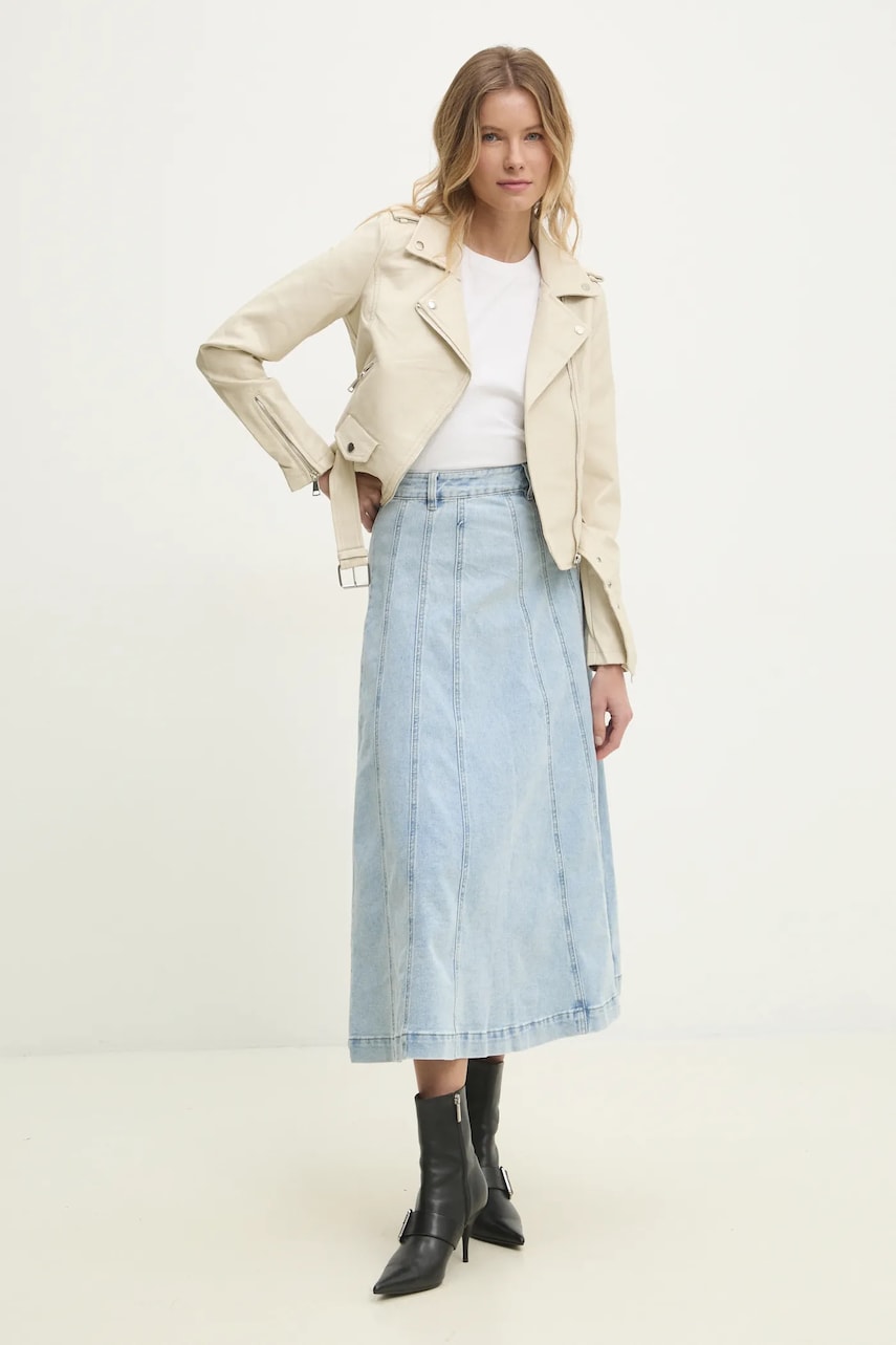 Куртка Answear.LAB женская цвет бежевый переходная Куртка Answear.LAB женская цвет бежевый переходная