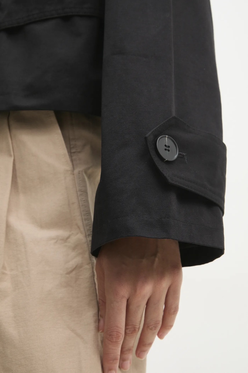 Καμπαρντίνα Answear.LAB χρώμα: μαύρο φωτογραφία