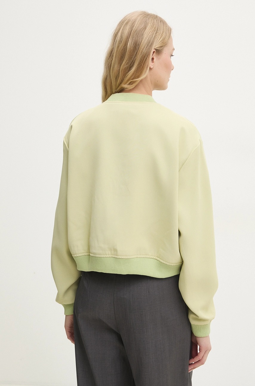 Μπουφάν bomber Answear.LAB γυναικεία, χρώμα: πράσινο φωτογραφία