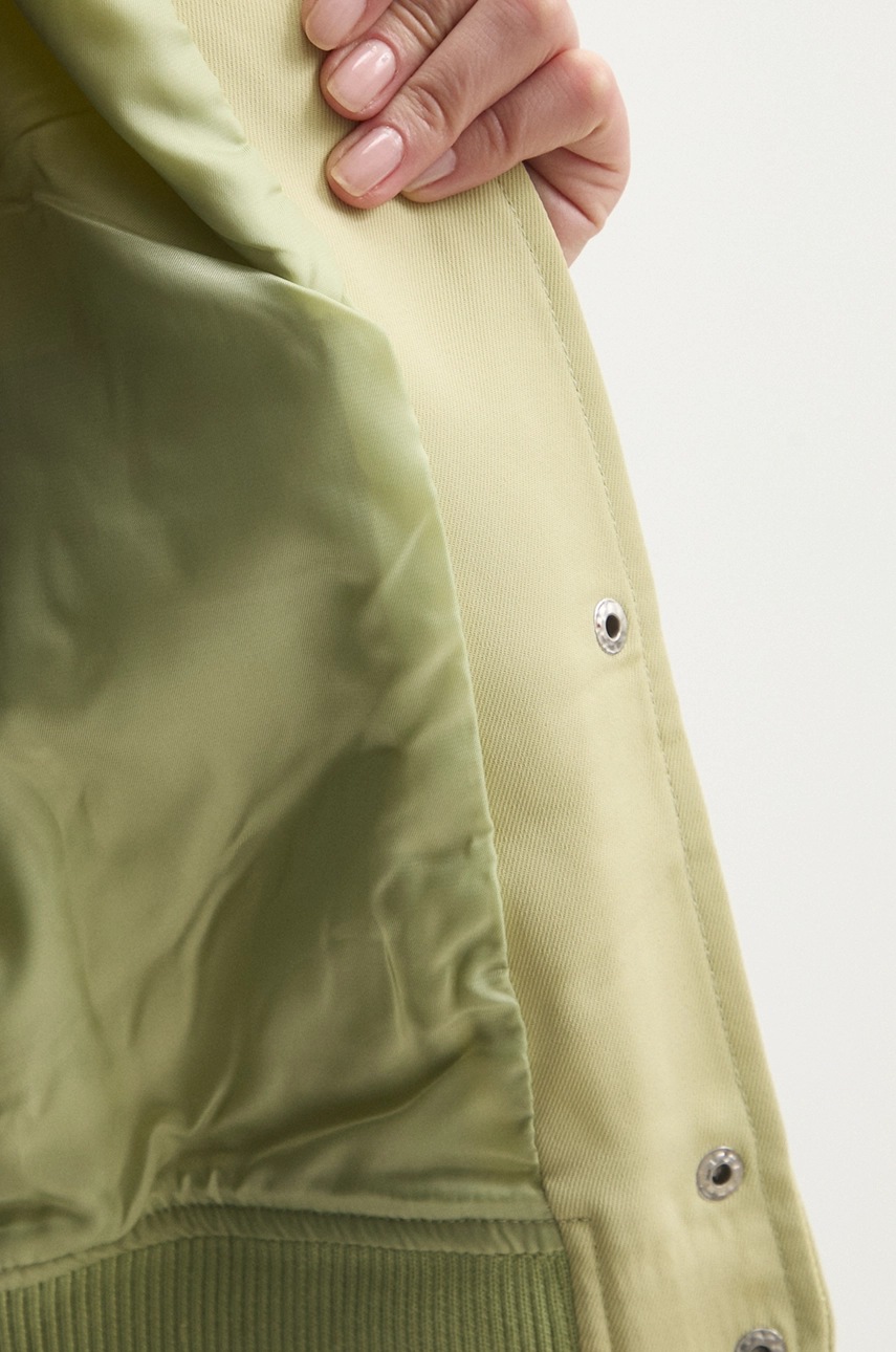 Μπουφάν bomber Answear.LAB γυναικεία, χρώμα: πράσινο φωτογραφία