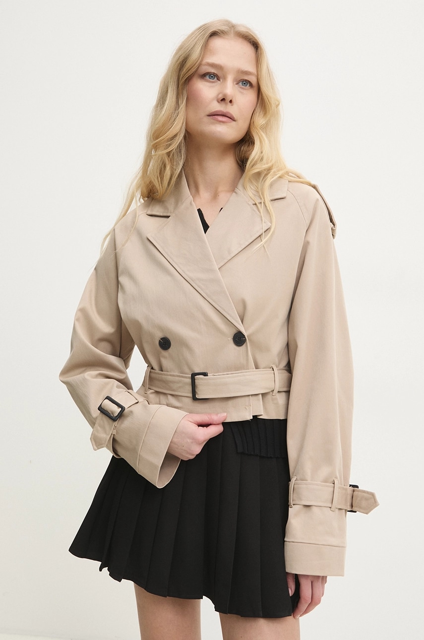 Куртка Answear.LAB женская цвет бежевый переходная Куртка Answear.LAB женская цвет бежевый переходная