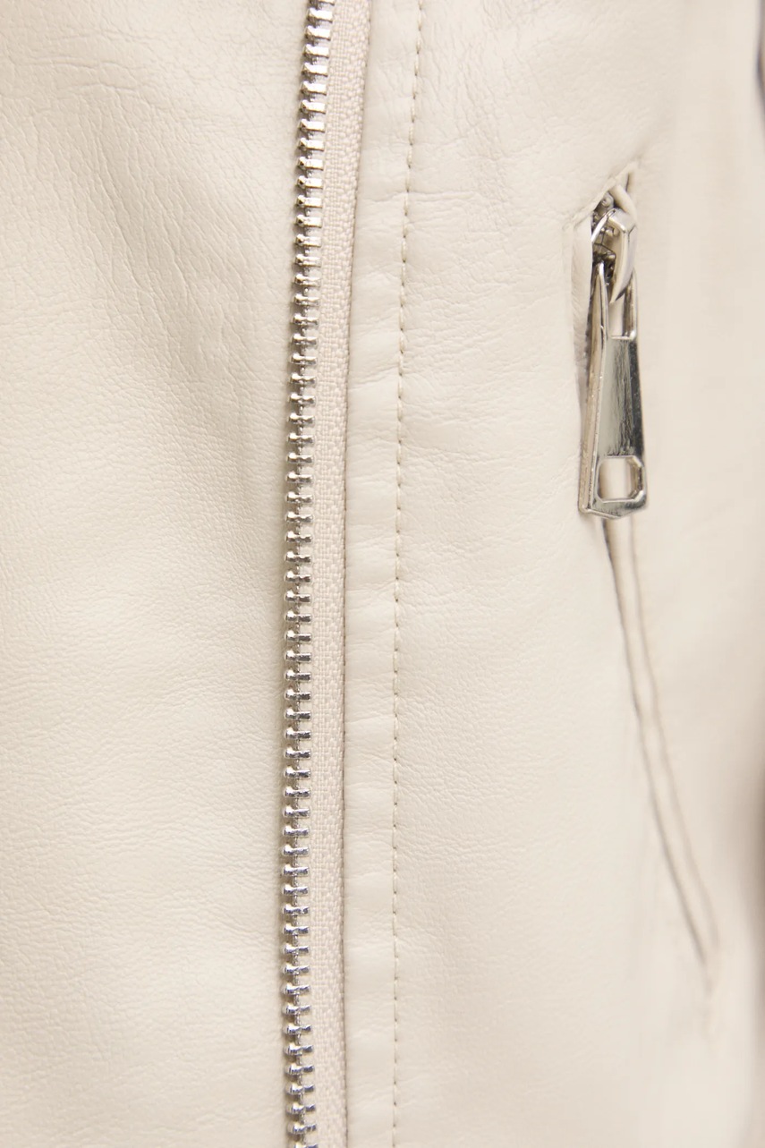 Αμάνικο μπουφάν Answear.LAB χρώμα: μπεζ φωτογραφία