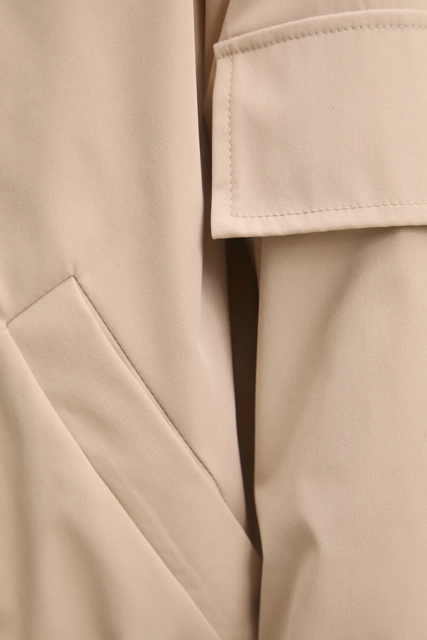 Μπουφάν bomber Answear.LAB χρώμα: μπεζ φωτογραφία