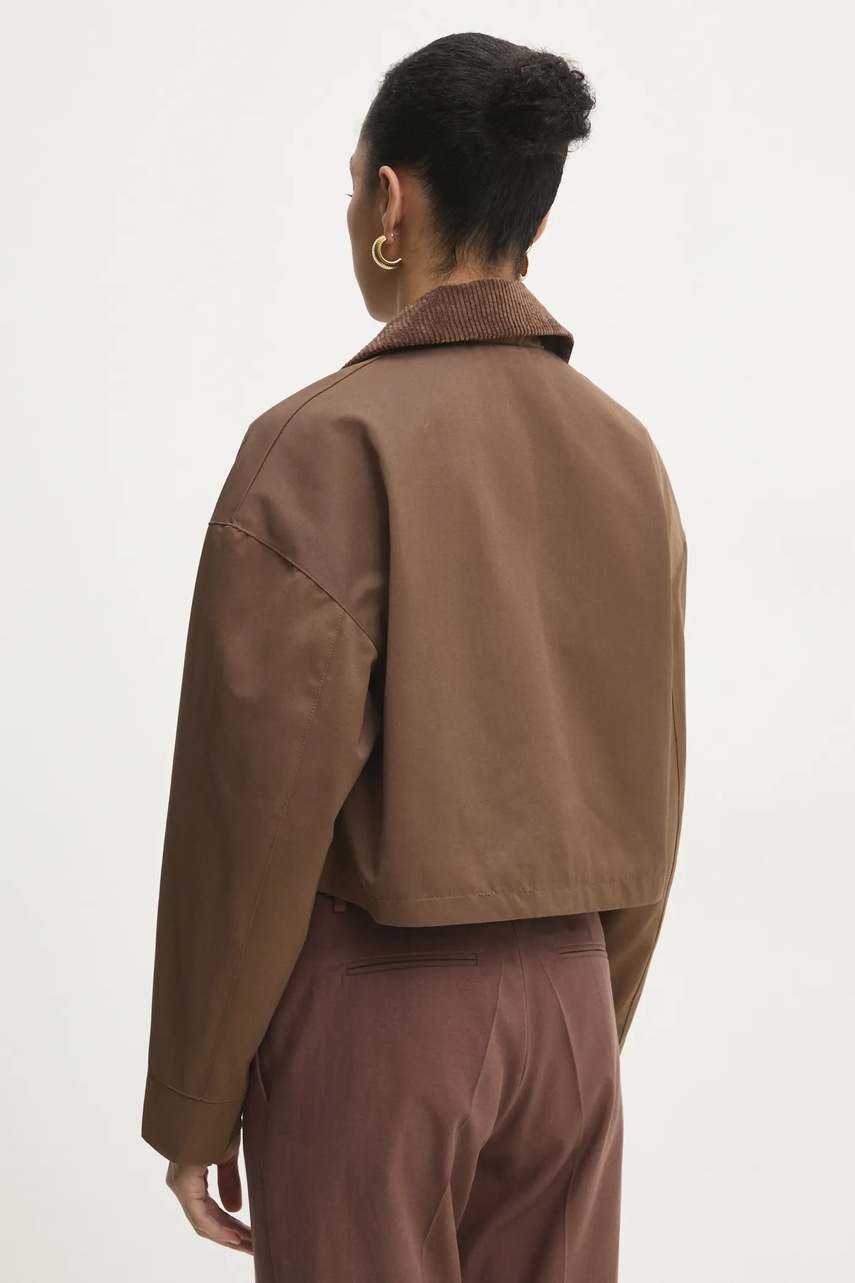 Μπουφάν Answear.LAB χρώμα: καφέ φωτογραφία
