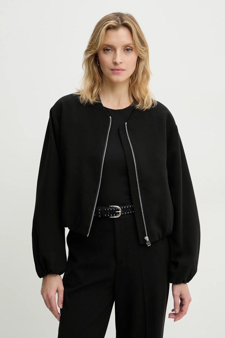 Answear Lab geaca culoarea negru, de tranzitie