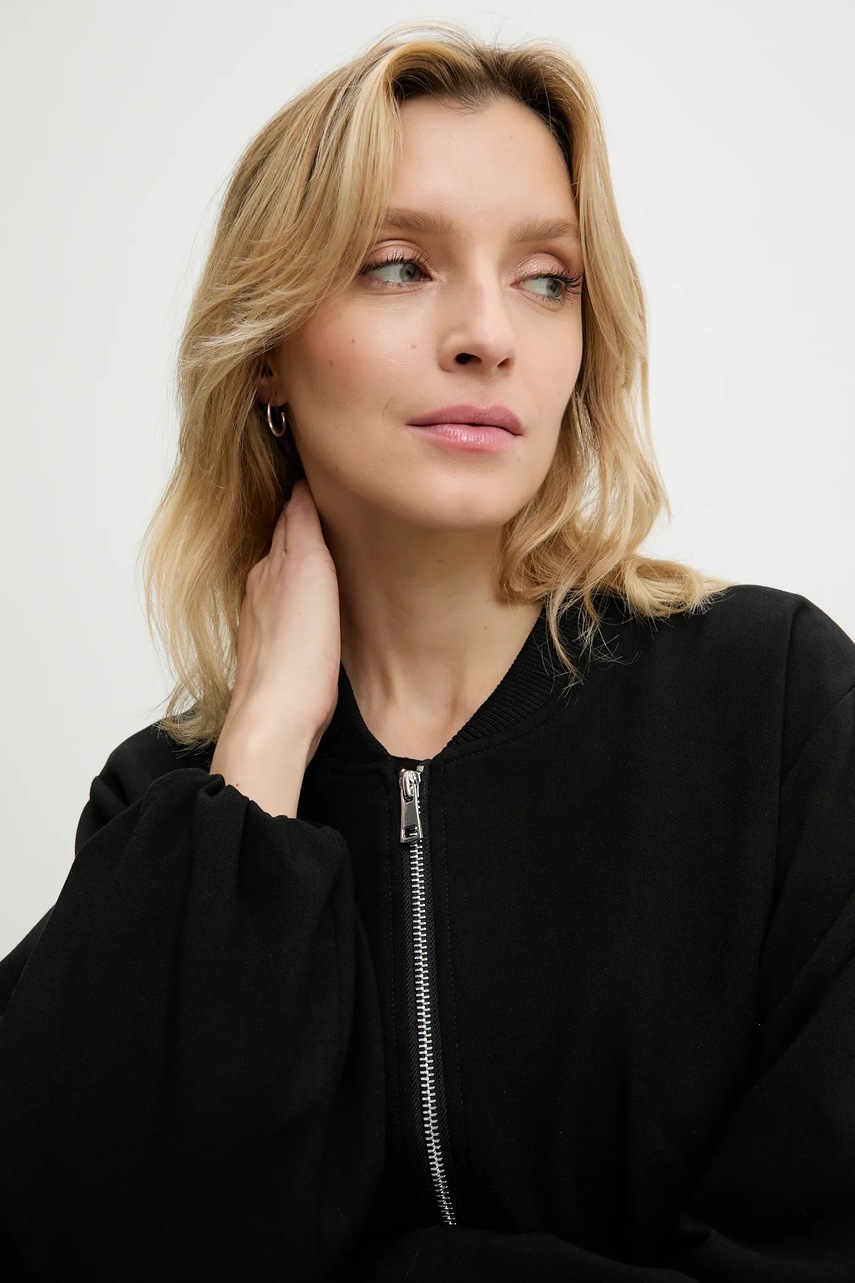 Μπουφάν Answear.LAB χρώμα: μαύρο φωτογραφία