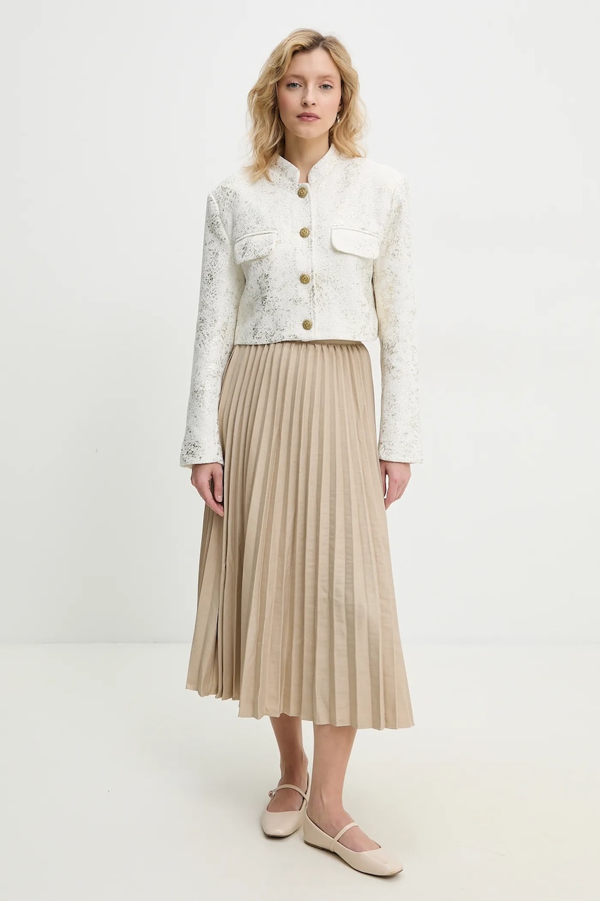 Куртка Answear.LAB цвет белый переходная Куртка Answear.LAB цвет белый переходная