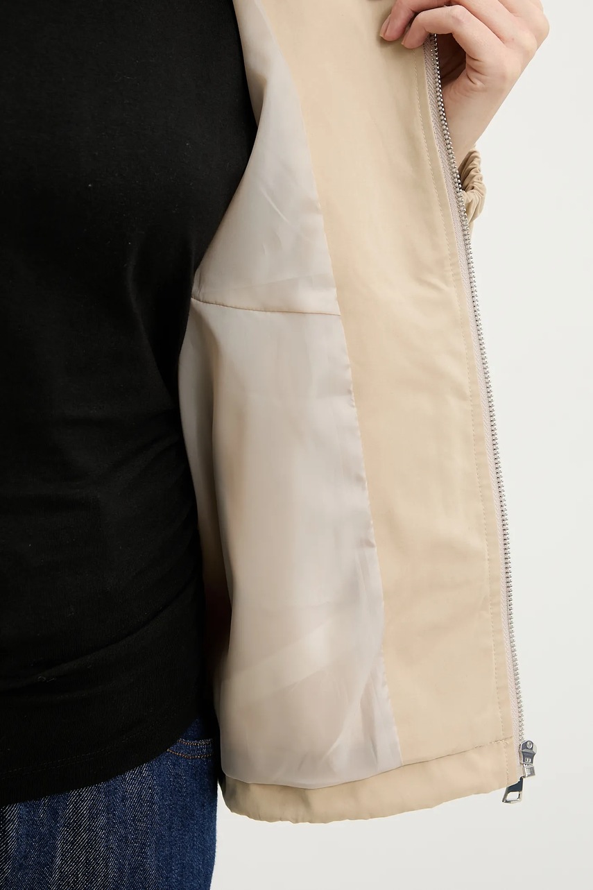 Μπουφάν Answear.LAB χρώμα: μπεζ φωτογραφία