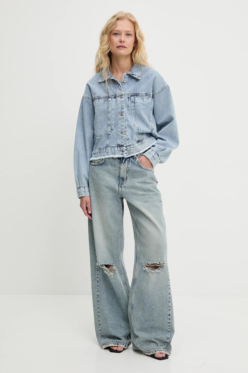 Джинсовая куртка Answear.LAB переходная oversize