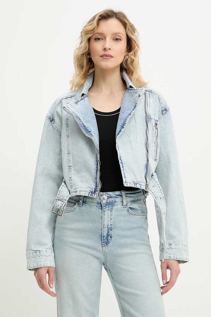 Answear Lab geaca de blugi de tranzitie, oversize