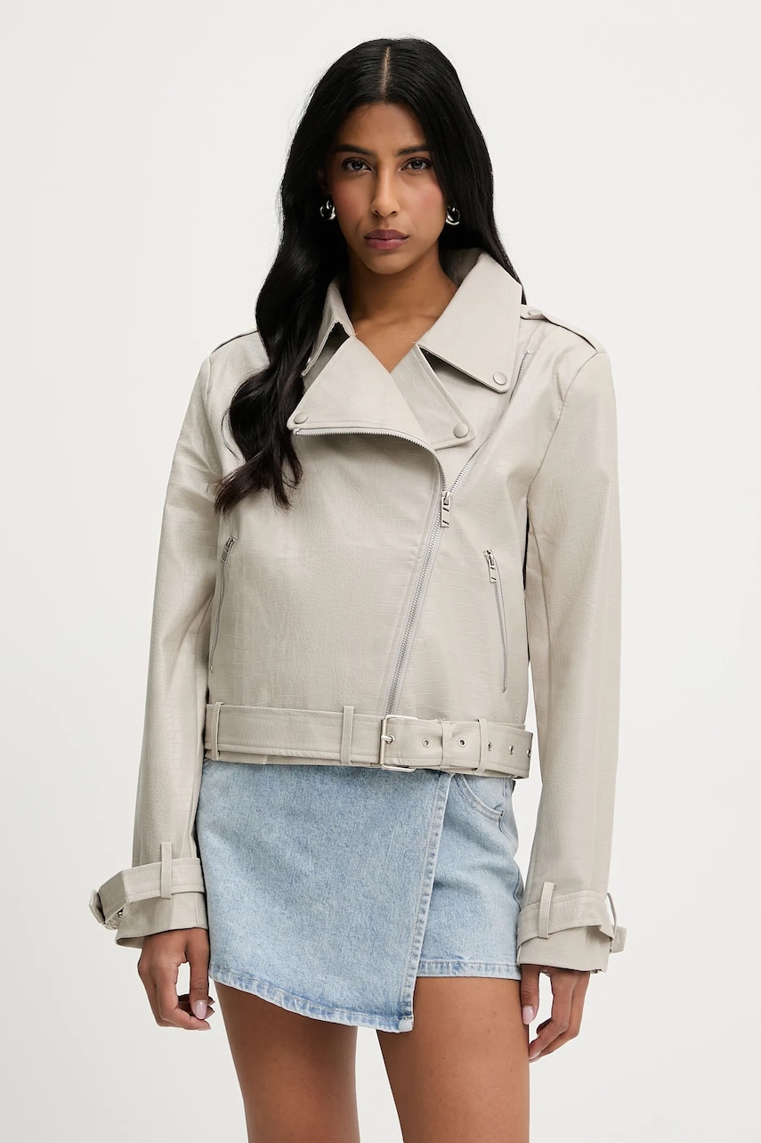 Answear Lab geaca ramones culoarea bej, de tranzitie