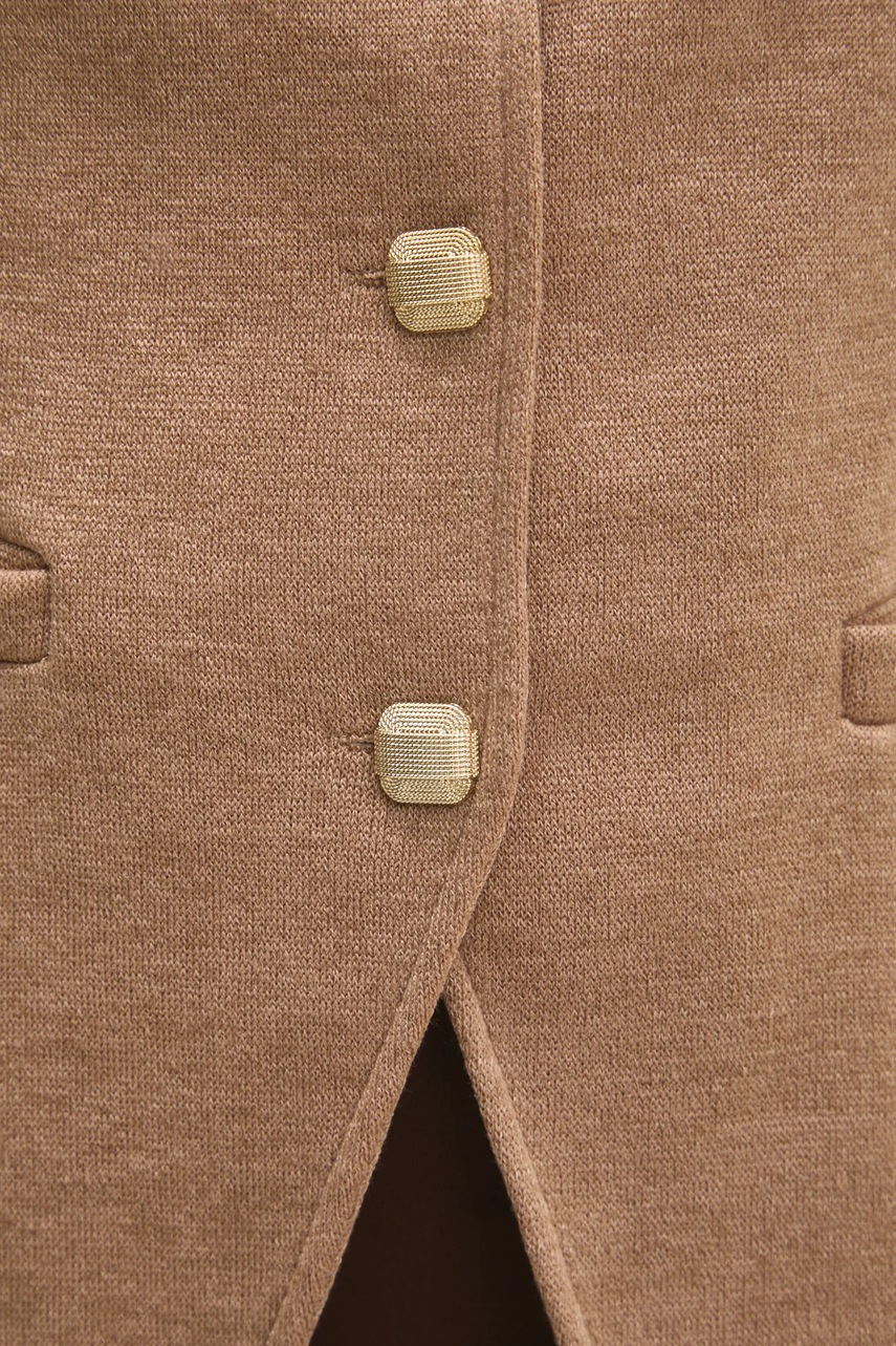 Γιλέκο Answear.LAB χρώμα: μπεζ φωτογραφία