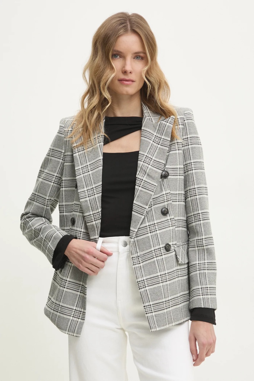 Σακάκι Answear.LAB χρώμα: γκρι φωτογραφία