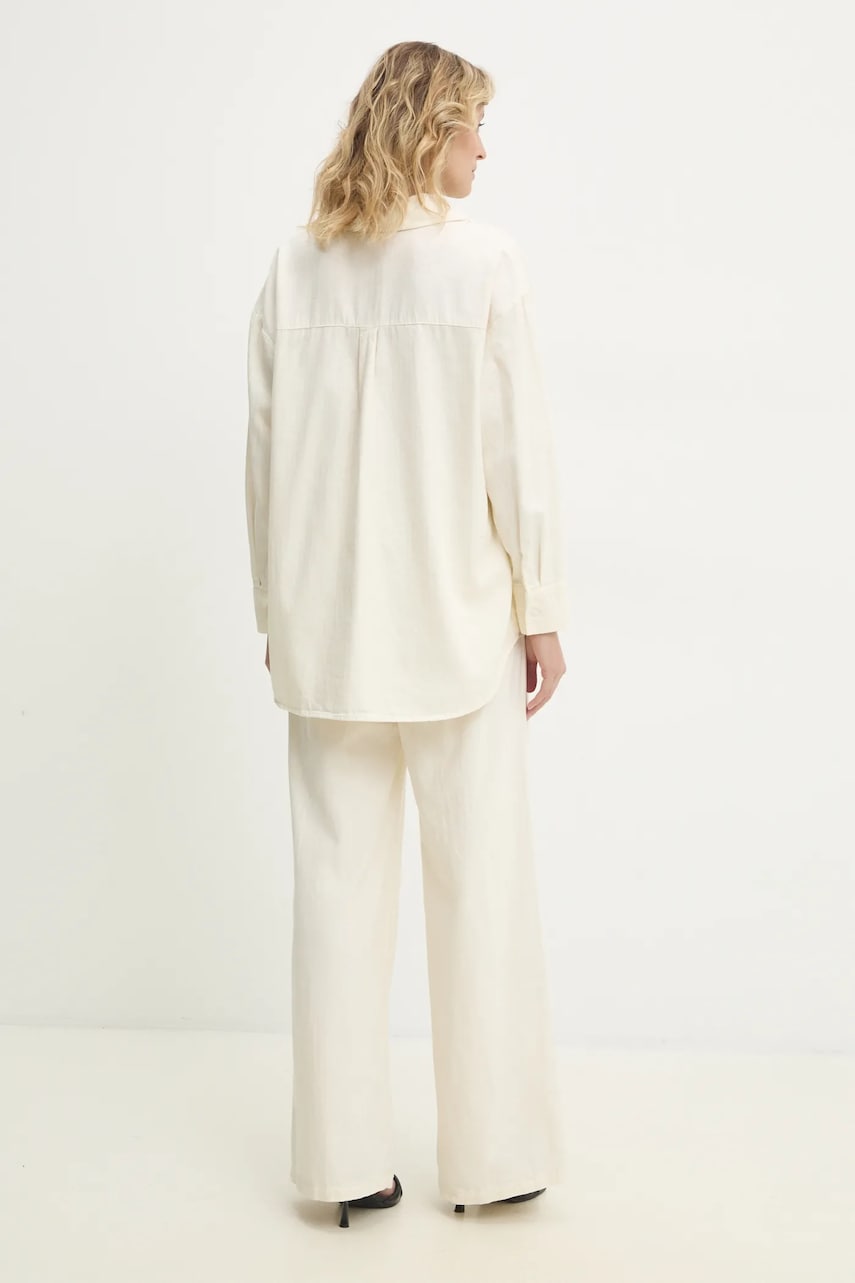 Хлопковый комплект Answear.LAB женский цвет бежевый Хлопковый комплект Answear.LAB женский цвет бежевый