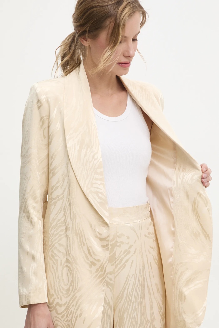 Σακάκι Answear.LAB χρώμα: μπεζ φωτογραφία