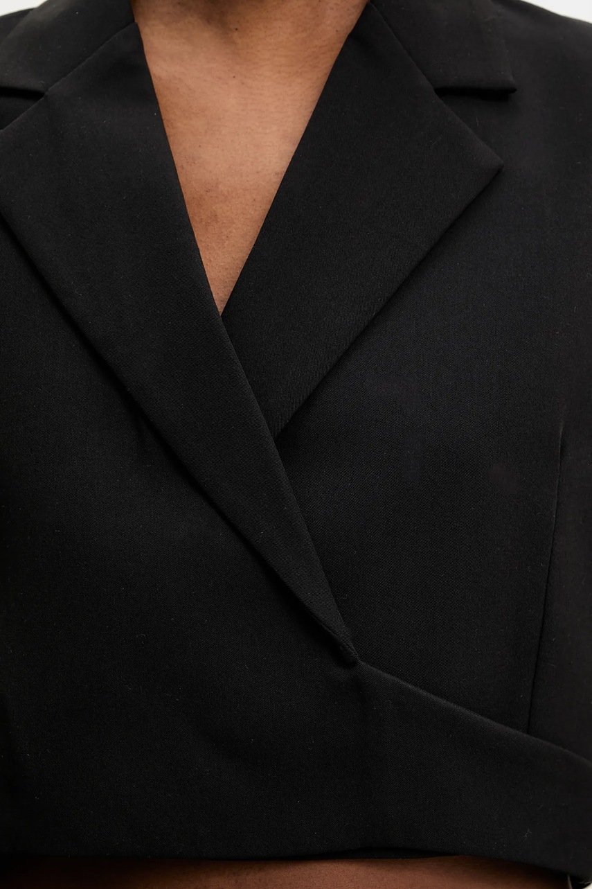Σακάκι Answear.LAB χρώμα: μαύρο φωτογραφία