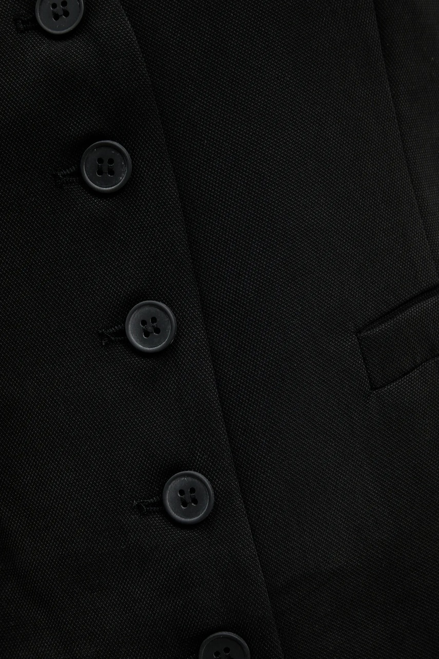 Γιλέκο Answear.LAB χρώμα: μαύρο φωτογραφία