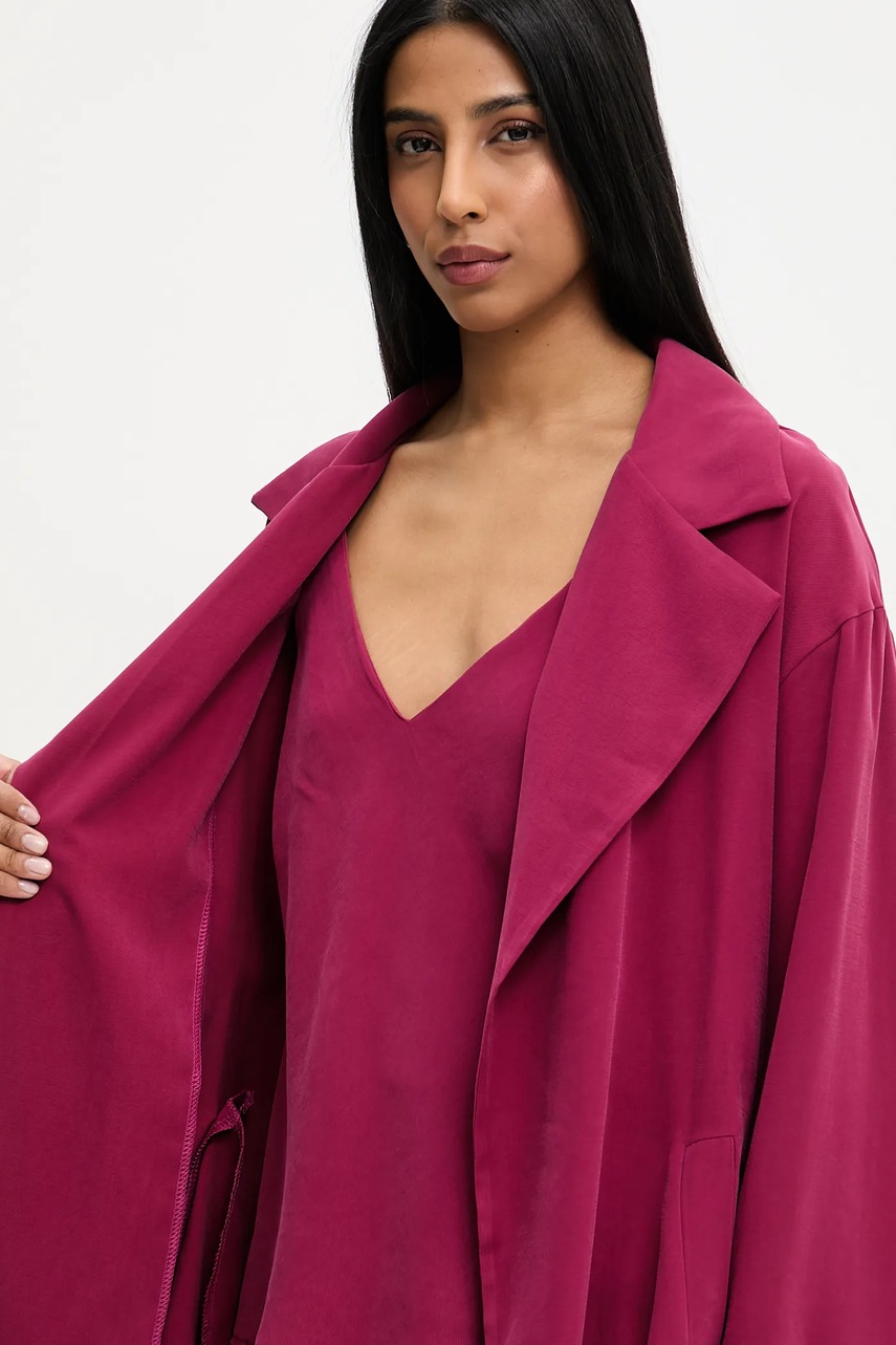 Σακάκι Answear.LAB χρώμα: μπορντό φωτογραφία