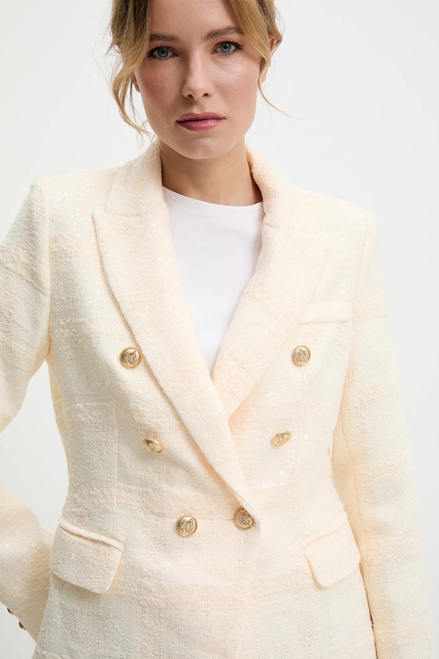 Σακάκι Answear.LAB χρώμα: μπεζ φωτογραφία