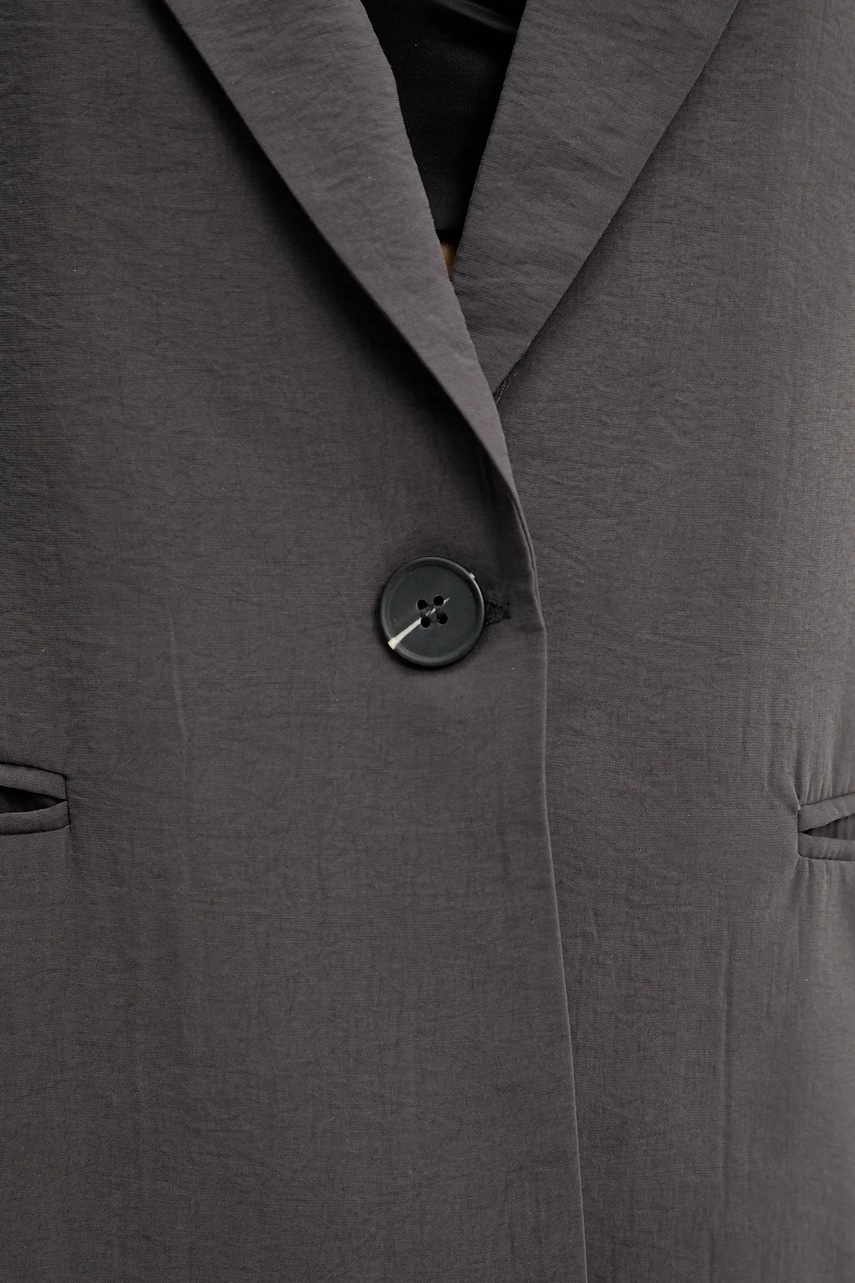 Σακάκι Answear.LAB χρώμα: γκρι φωτογραφία