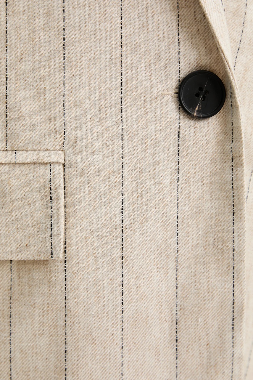 Sako s příměsí lnu Answear.LAB (obrázek 6)