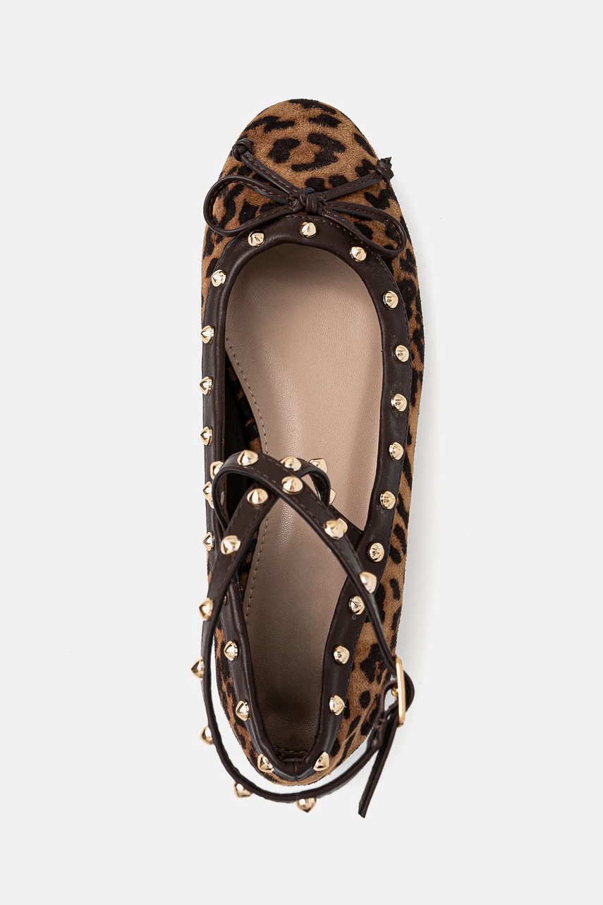 Μπαλαρίνες Answear.LAB χρώμα: καφέ φωτογραφία