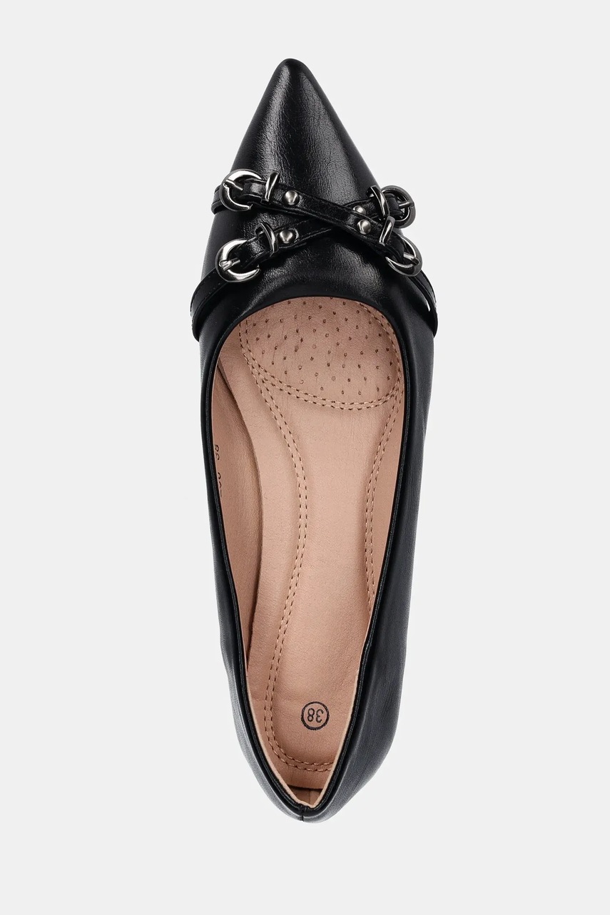 Μπαλαρίνες Answear.LAB χρώμα: μαύρο φωτογραφία