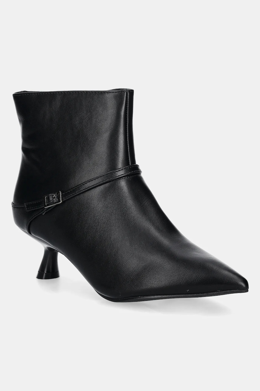 Answear Lab botine femei, culoarea negru, cu toc cui Answear Lab botine femei, culoarea negru, cu toc cui